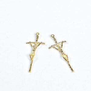 CRISTO DE METAL #CLP10<span> - </span>DORADO, 4.5CM