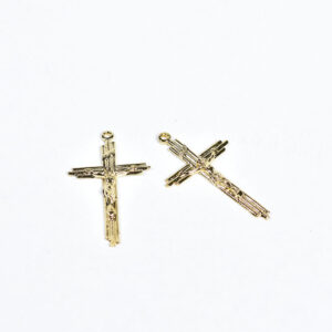 CRISTO DE METAL #149 4cm<span> - </span>DORADO, 5CM